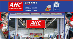 Desktop Screenshot of ahc-web.de