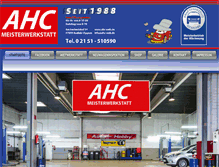 Tablet Screenshot of ahc-web.de